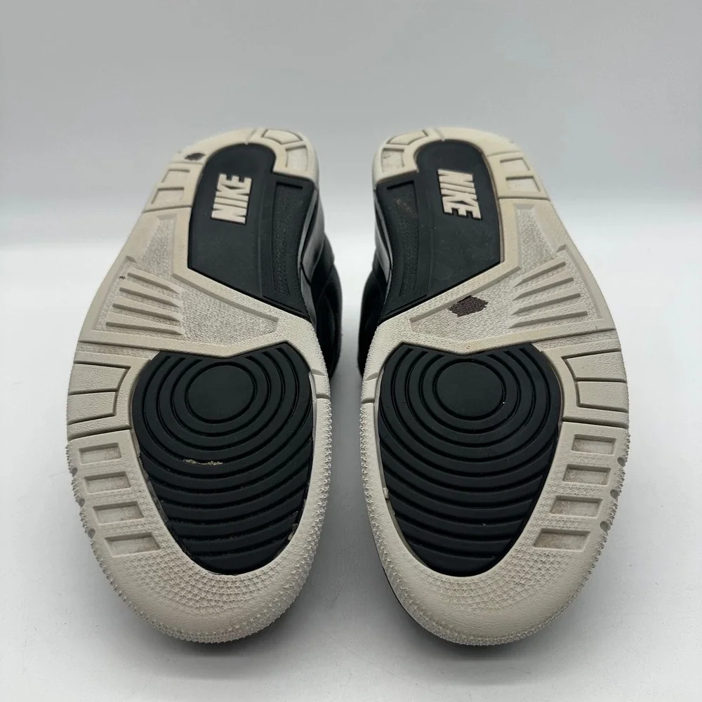 Nike Air Jordan FD0383-001 Mens 9 Jordan 2/3‎ Low Black Metallic Silver Shoes